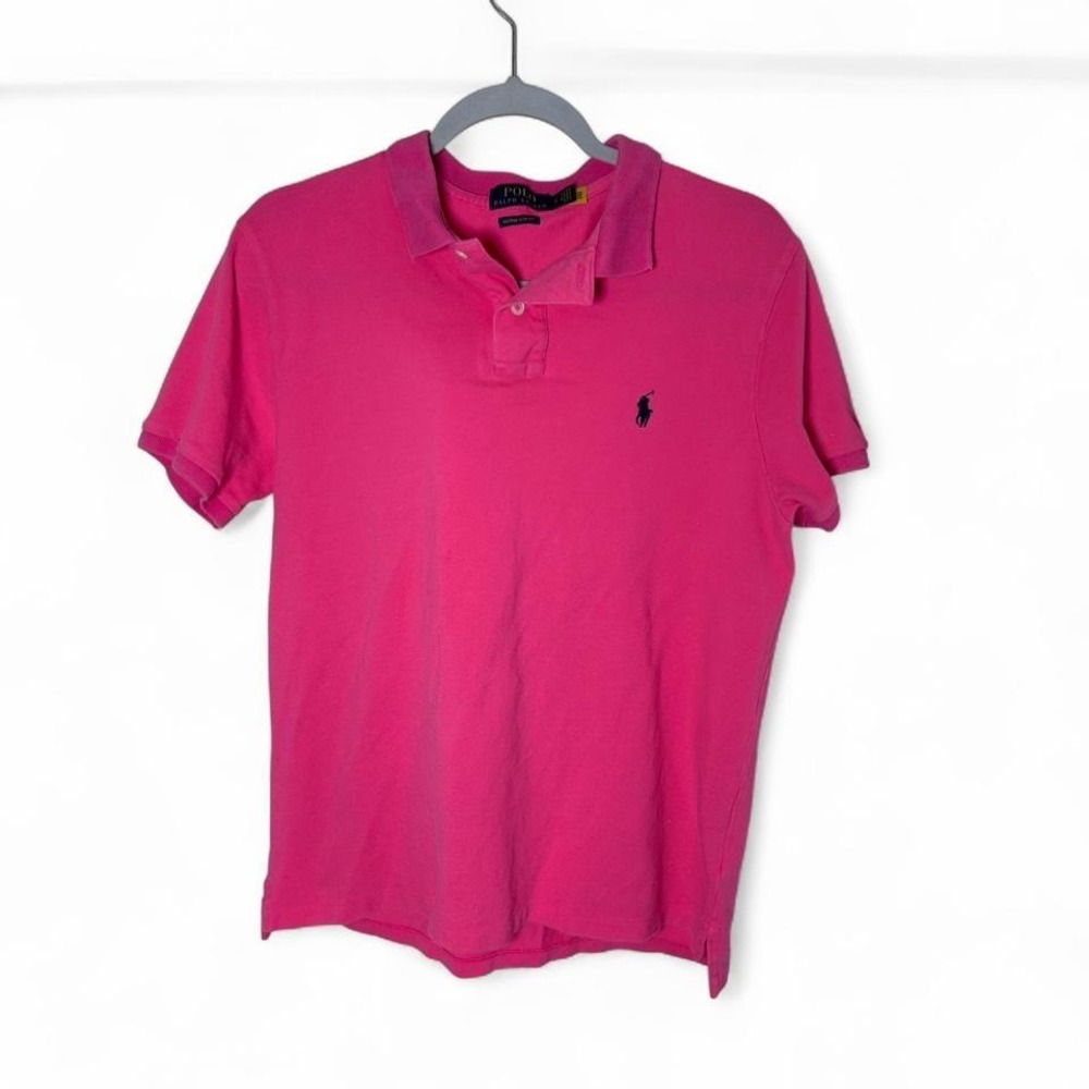 Polo Ralph Lauren Men's L Slim Fit Polo 100% Cotton Casual Preppy Collared